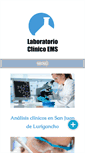 Mobile Screenshot of laboratorioclinicoems.com